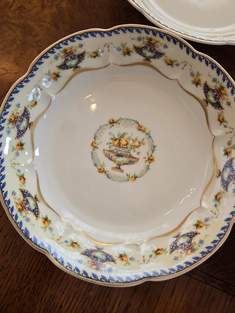 Set of 4 Haviland Limoges Charm Coupe Soup Bowls 7.75